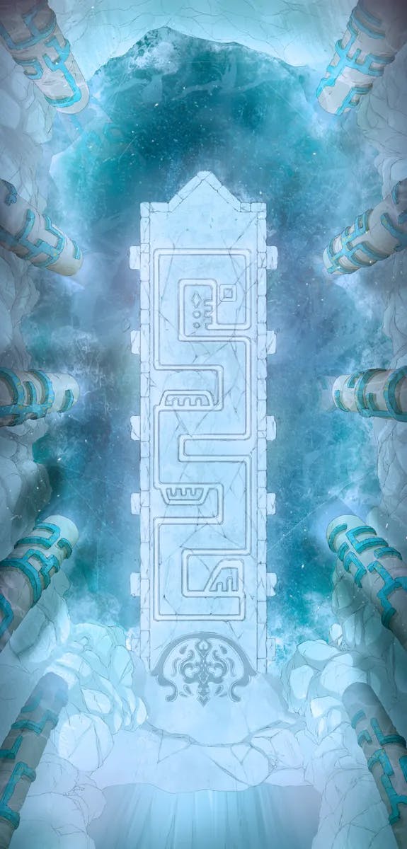 Secret Fey Fountain map, Frozen variant