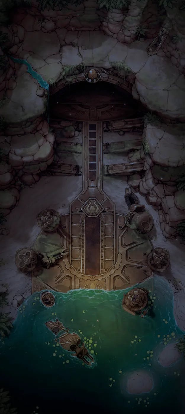 Clockwork Dragon Lair Exterior map, Sealed Night variant thumbnail