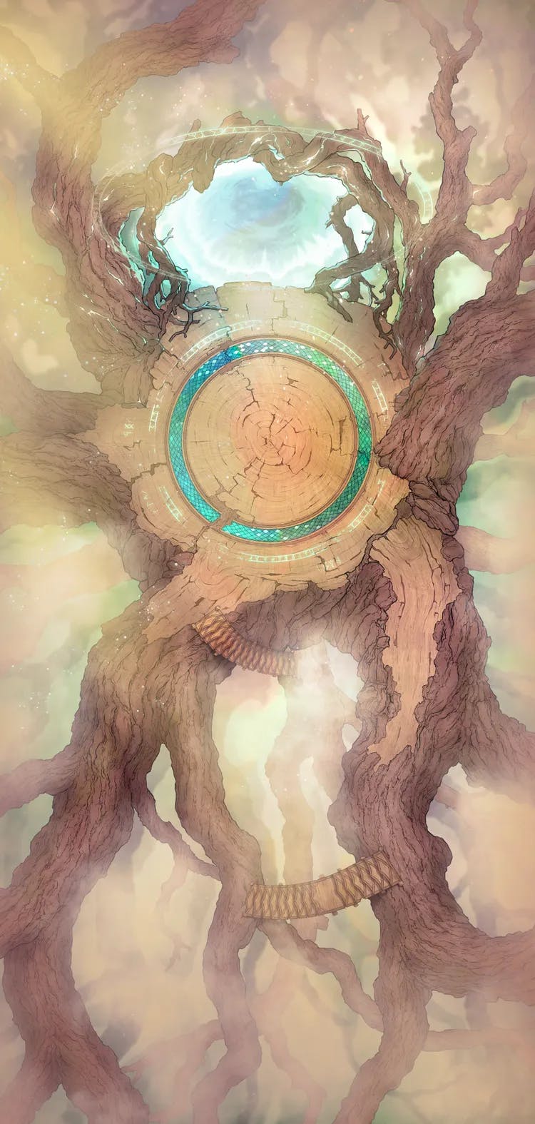 Yggdrasil Treetop map, Sunset variant thumbnail