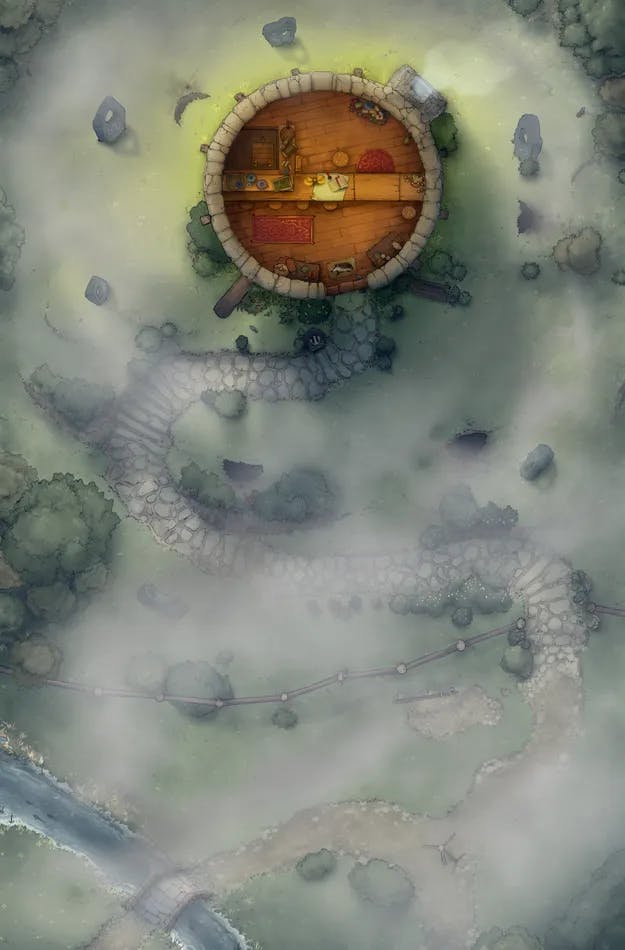 Badger Hill map, Fog variant
