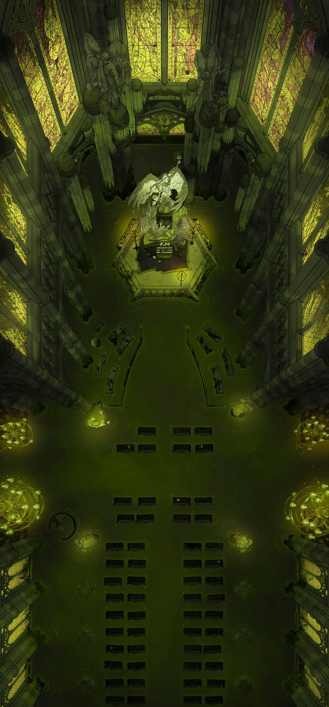 Grand Cathedral Interior map, Toxic variant