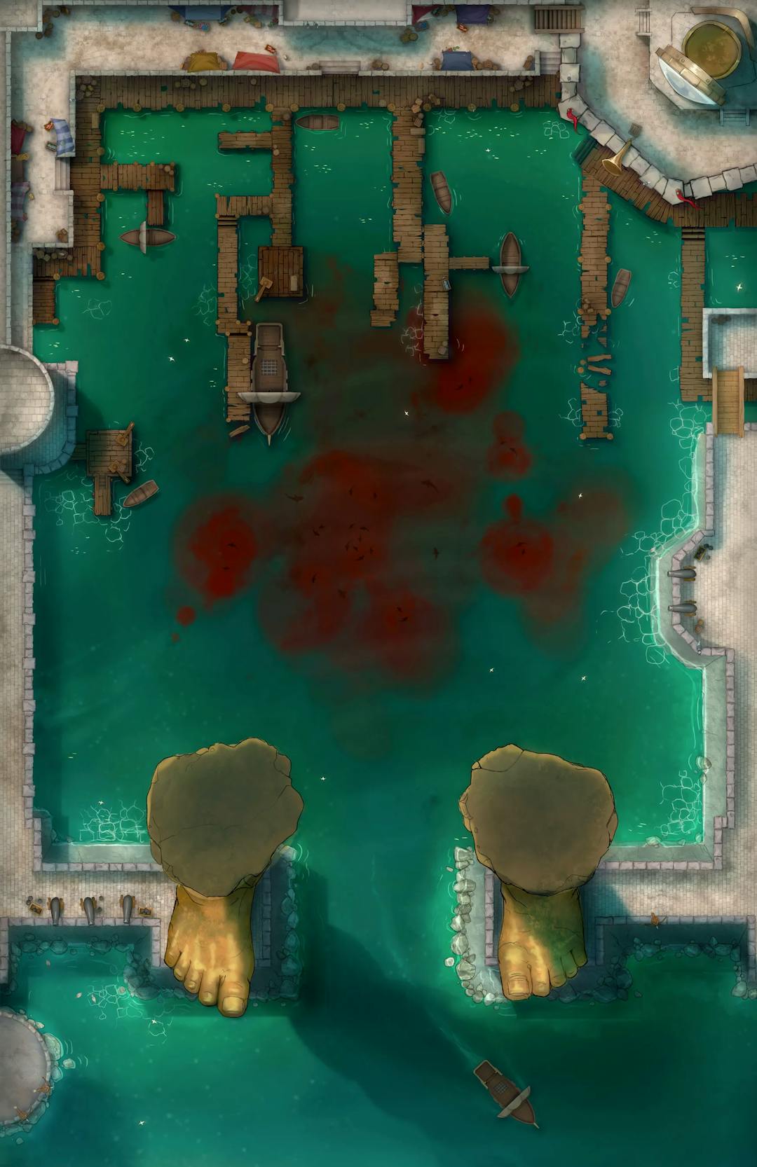 Colossus Port map, Massacre variant