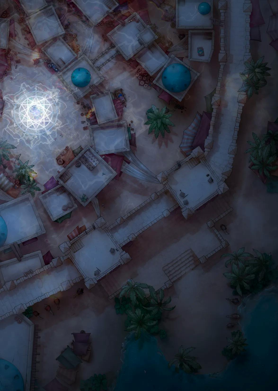 Oasis City map, Unstable Spell variant thumbnail