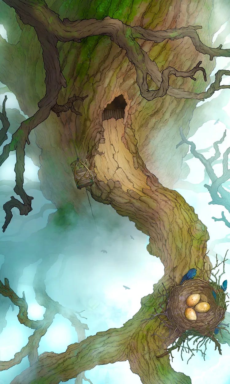 Yggdrasil Branch Overlook map, Earthen Woods variant thumbnail