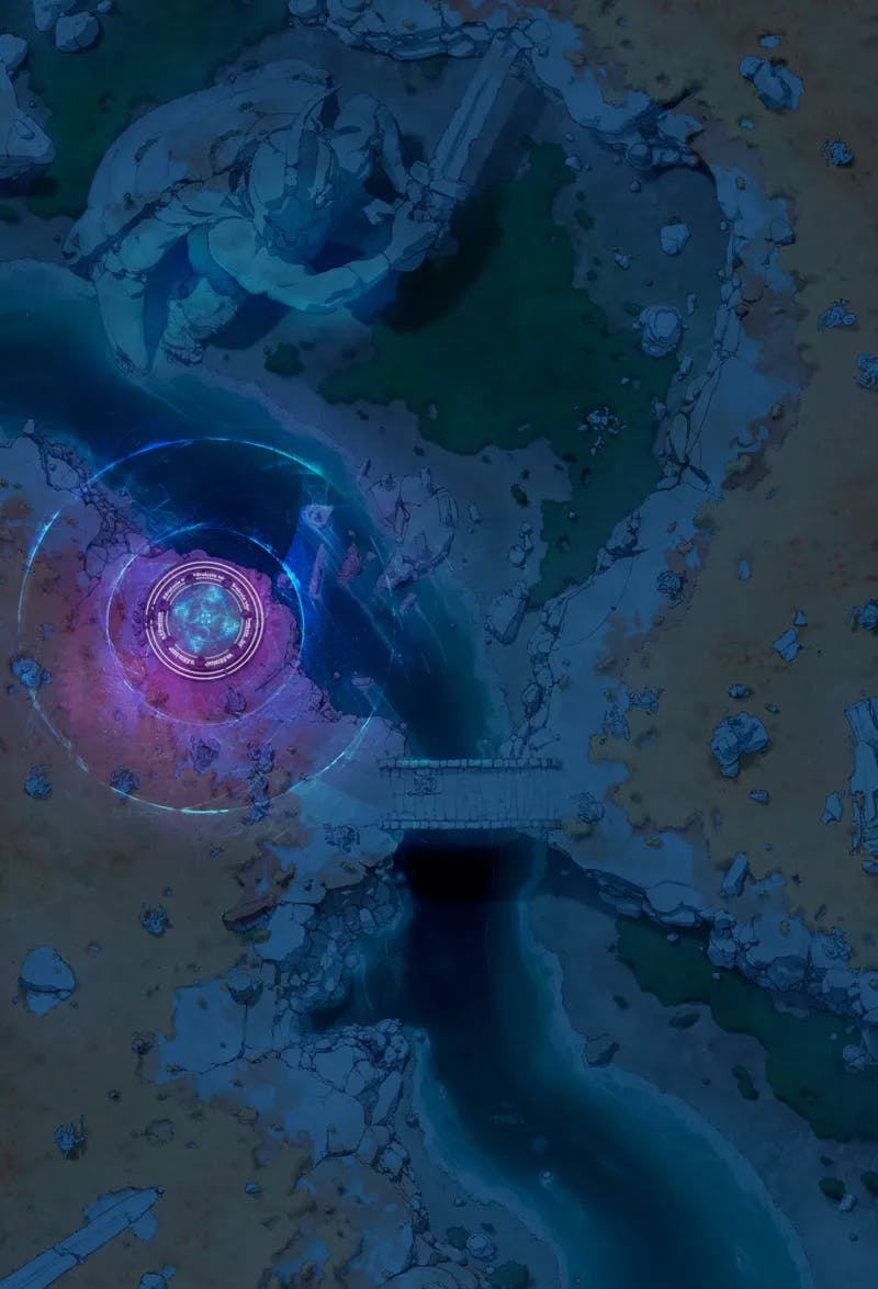 Medusa's Wake map, Errant Spell variant thumbnail