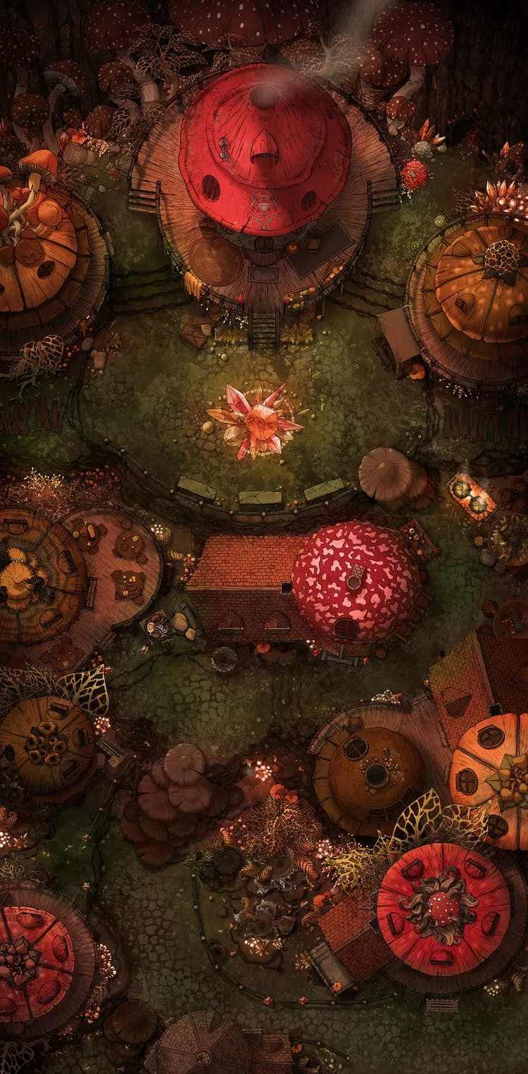 Gnome City Centre map, Autumn variant thumbnail
