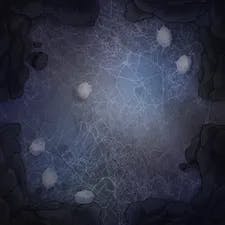 Modular Caves map, Creature Cavern Spider Nest 4 Exits variant