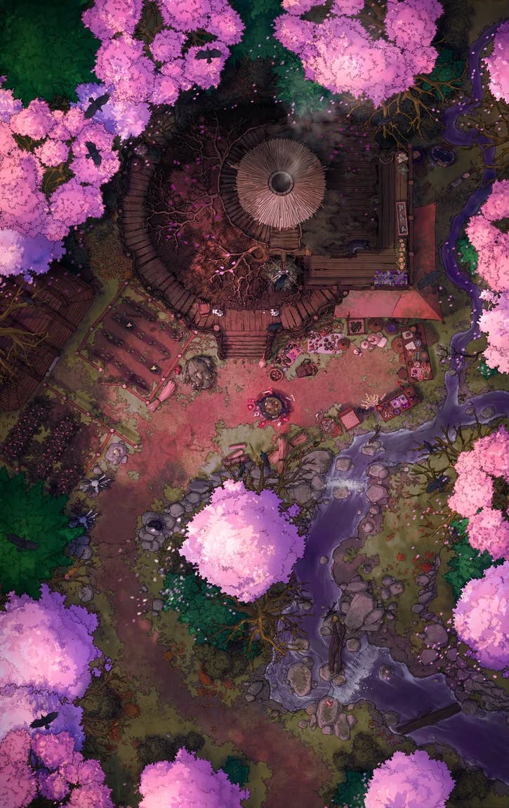 Hidden Witch's Hut map, Spring variant thumbnail