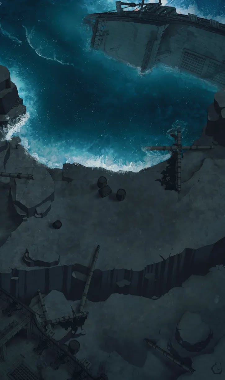 Haunted Ghost Ship Exterior map, Shipwreck variant thumbnail