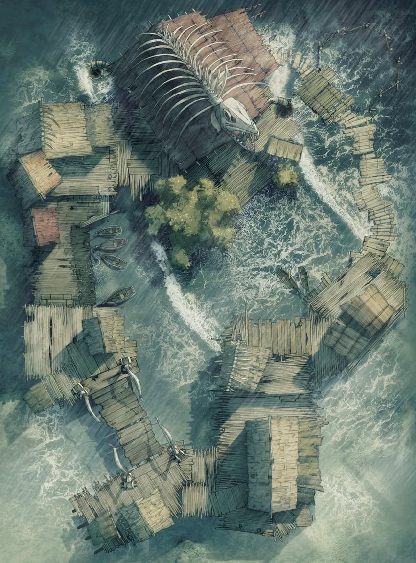 Floating Village map, Storm variant thumbnail