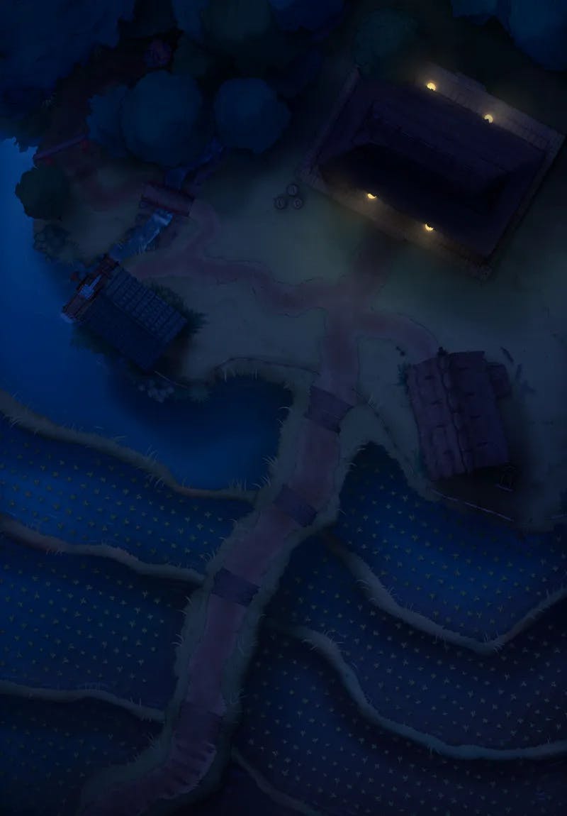 Oni Hideout map, Original Night variant