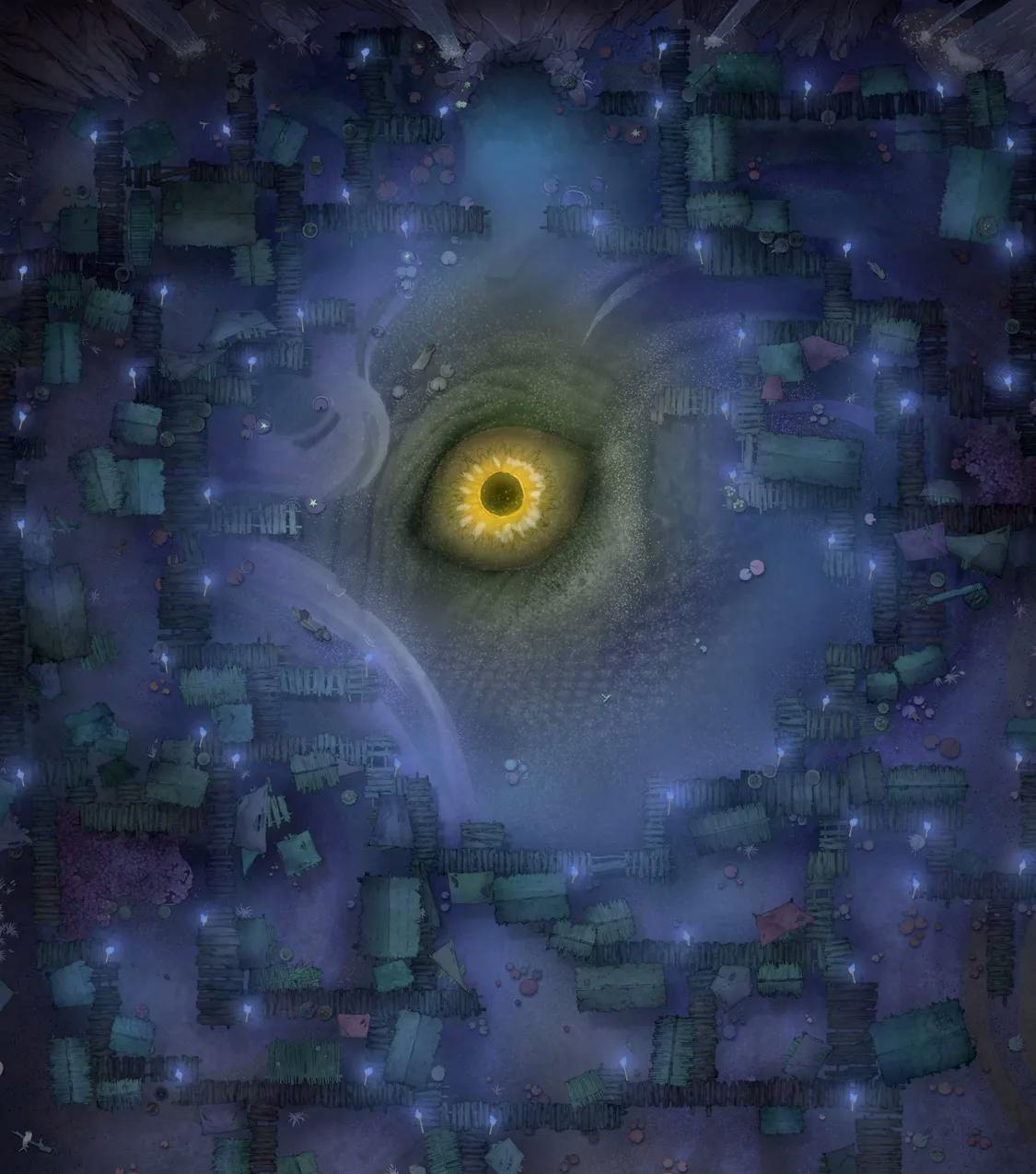 Bullywug Swamp map, Beast Eye Alternative Night variant
