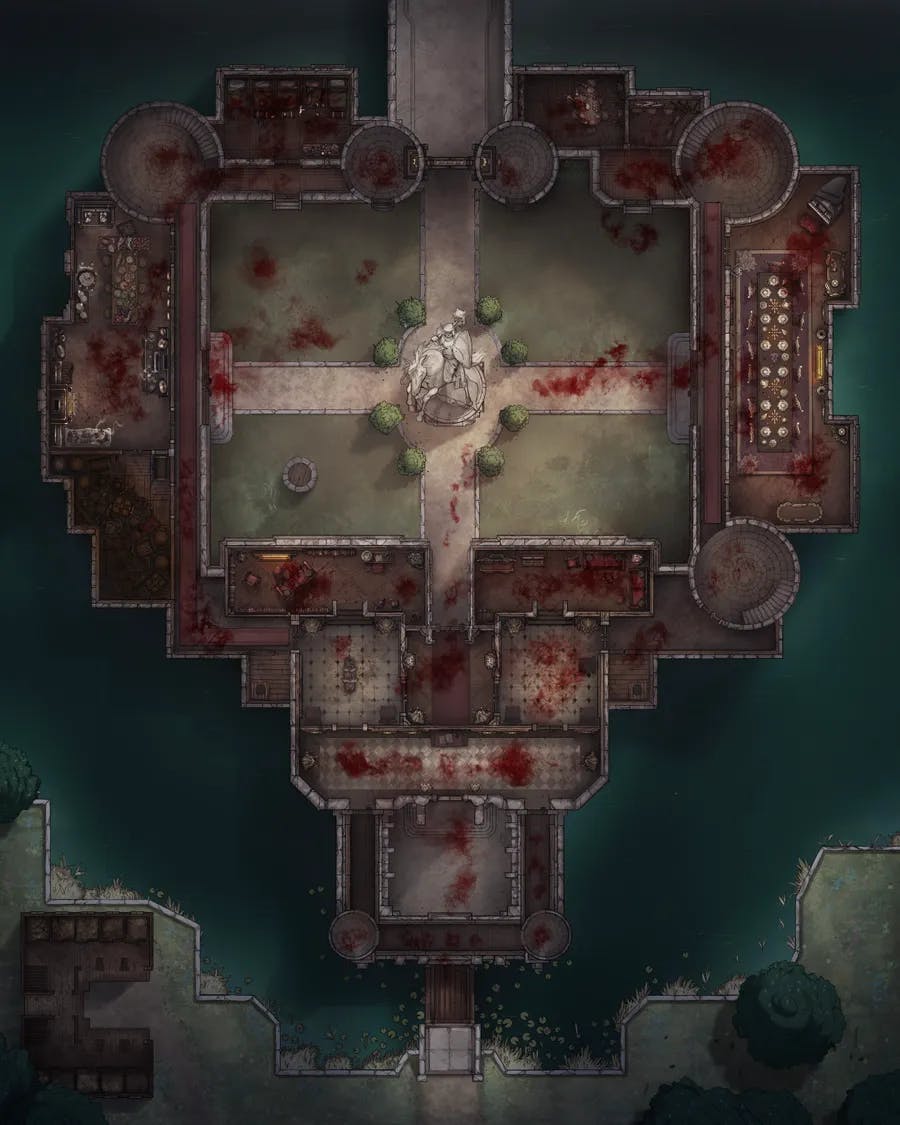 Palace Outer Court map, First Floor Massacre variant thumbnail