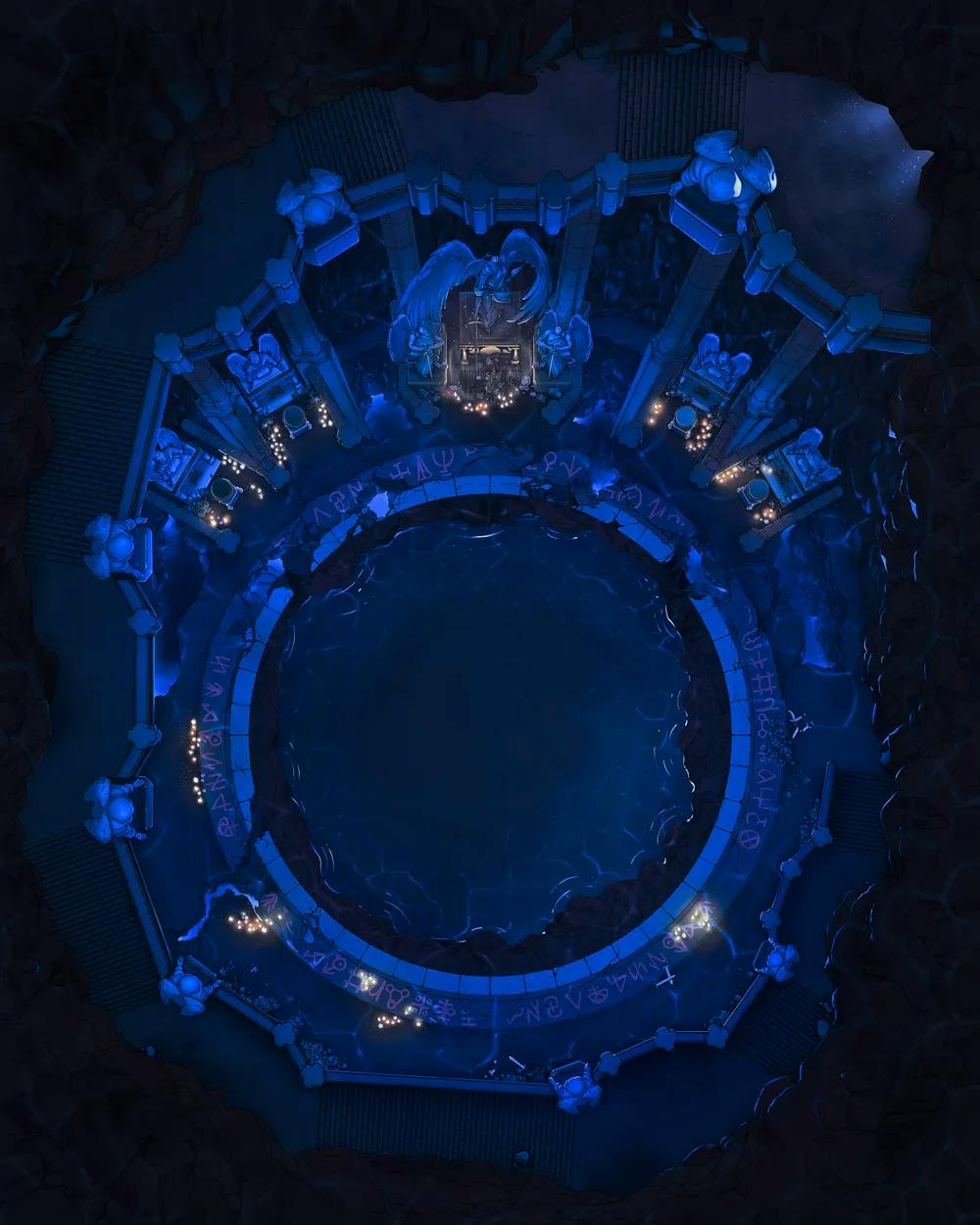 Lich Catacomb map, Water Pool variant thumbnail