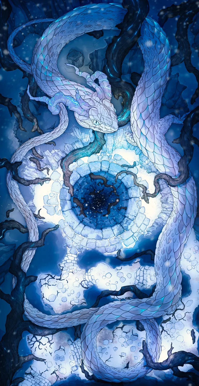 Yggdrasil Roots map, Winter variant