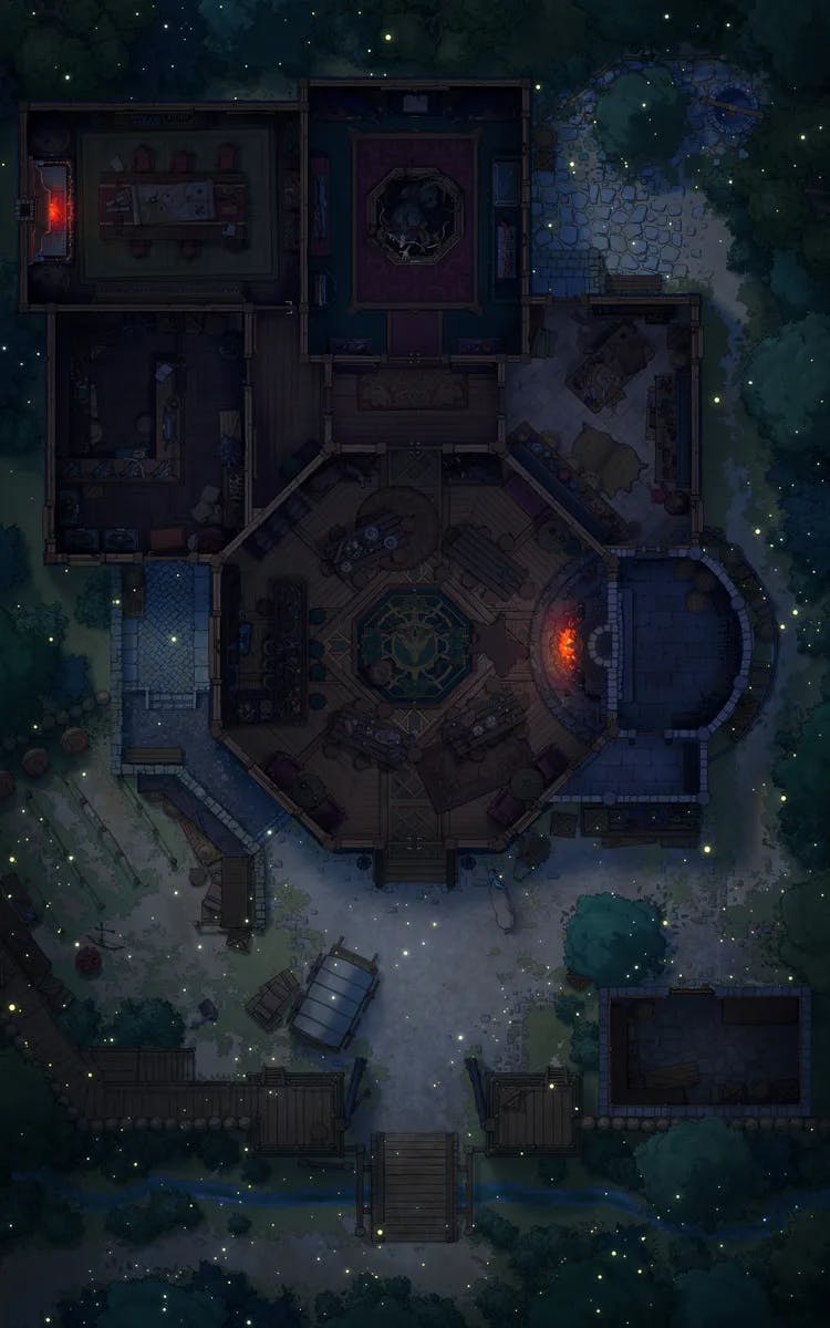 Village Hunting Guild map, Fireflies variant
