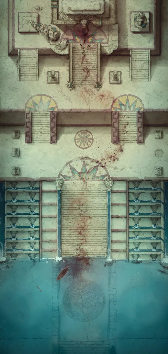 Temple of the Couatl Exterior map, Blood Trail variant thumbnail