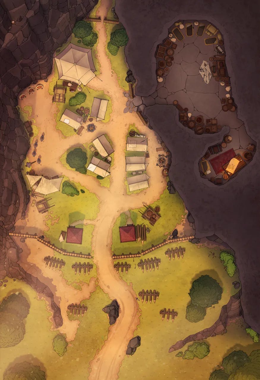 Rebel Camp map, Sunset variant thumbnail
