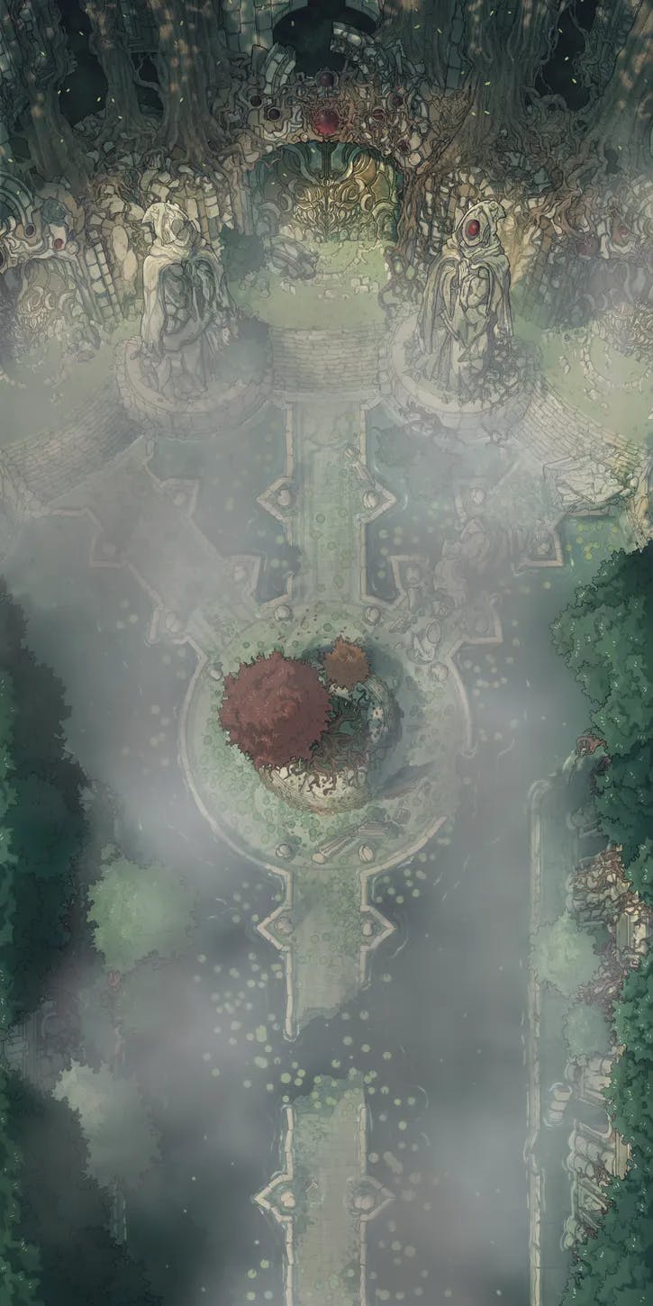 Flooded Fey Ruins map, Fog variant thumbnail