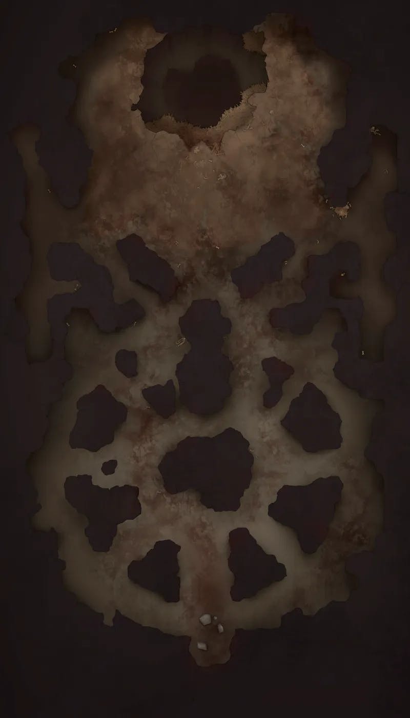 Necropolis Dungeon map, Level 4 No Hive Variation 2 variant thumbnail