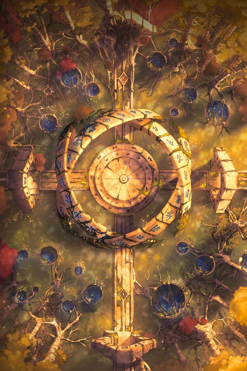 Celestial Gate map, Autumn variant