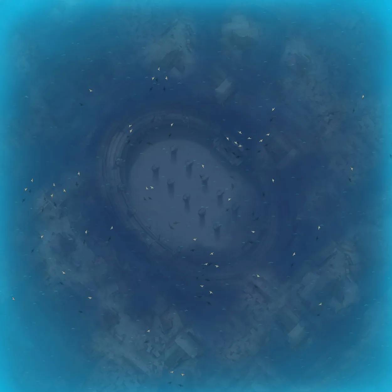 Open Ocean map, Atlantis variant
