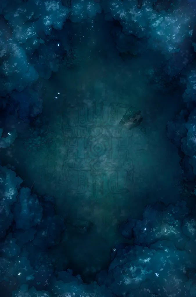 Overgrown Magic Forest map, Ancient Symbols Night variant thumbnail
