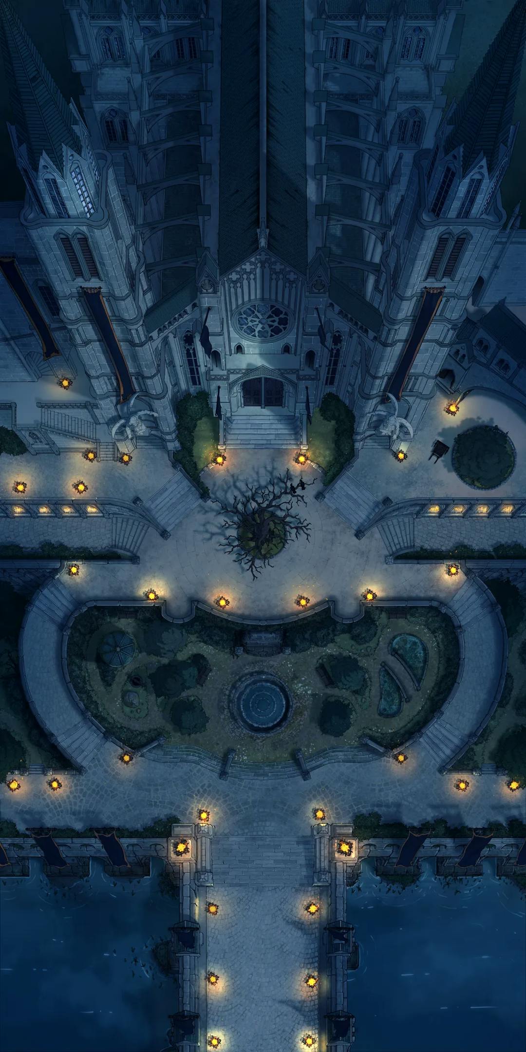 Grand Cathedral map, Original Night variant
