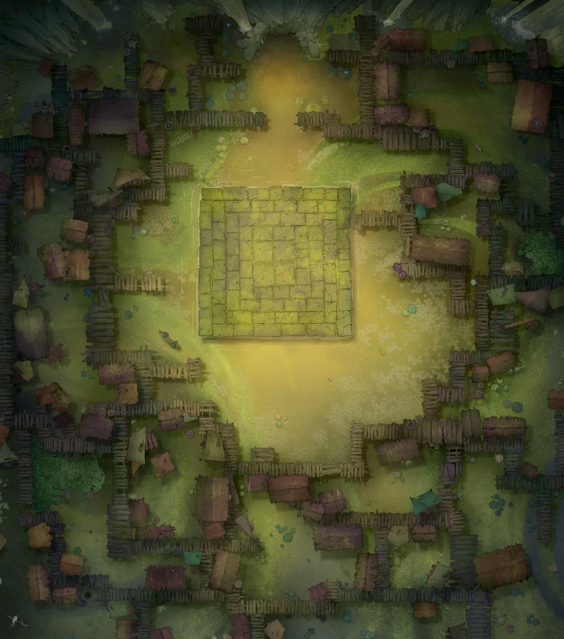 Bullywug Swamp map, Stone Platform Day variant