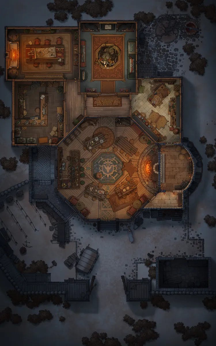 Village Hunting Guild map, Desert Night variant thumbnail