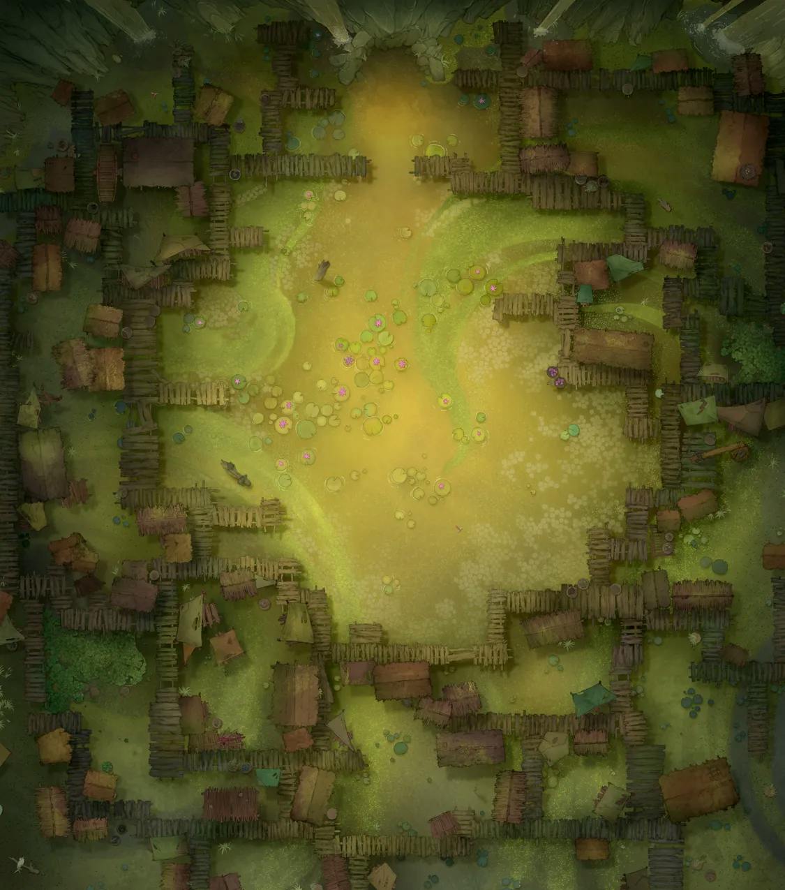 Bullywug Swamp map, Original Day variant