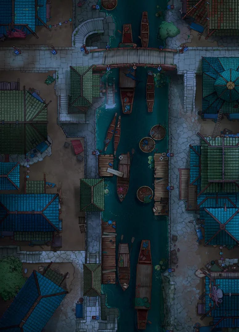 Floating Market map, Silent Night variant thumbnail
