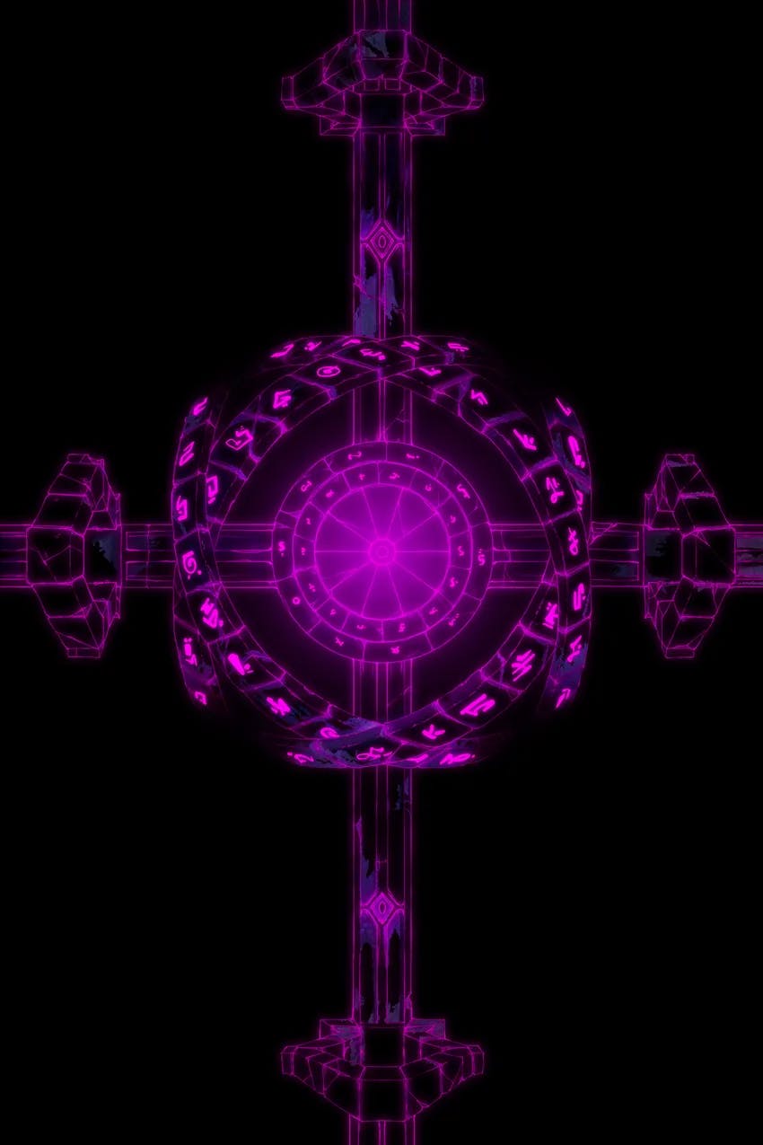 Celestial Gate map, Neon variant