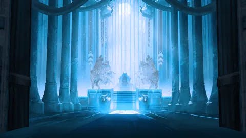 Royal Throne Room map, Frosted Throne variant