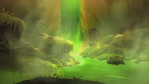 Green Dragon Lair map, Toxic River variant