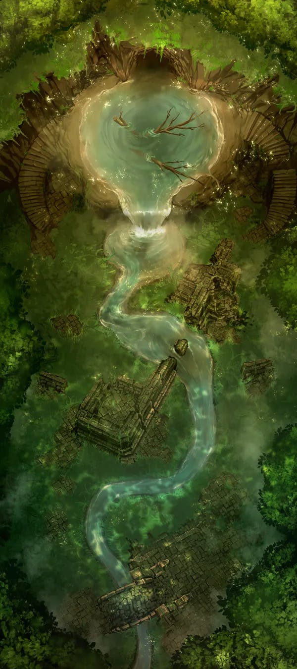 Green Dragon Lair map, Original Day variant