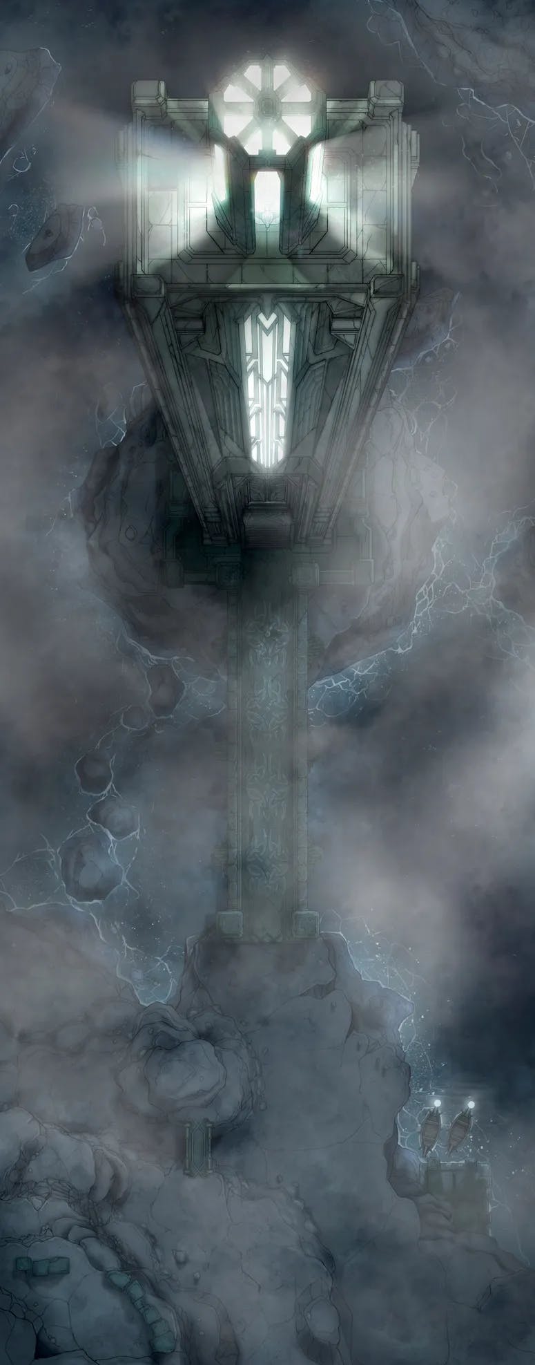 Chthonic Lighthouse map, Fog variant thumbnail