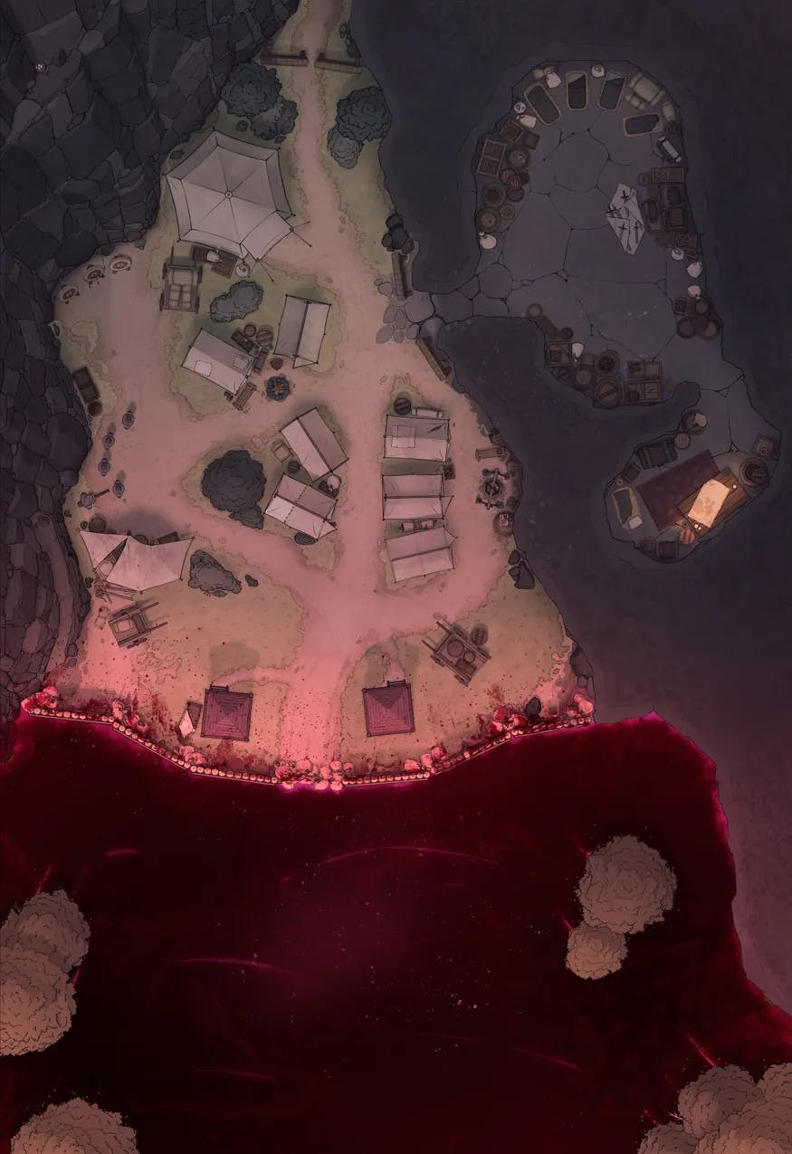 Rebel Camp map, Flood Blood variant thumbnail