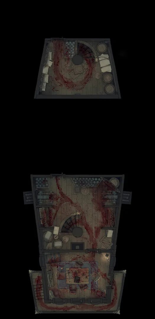 Haunted Ghost Ship Interior map, Massacre Upper Deck variant thumbnail