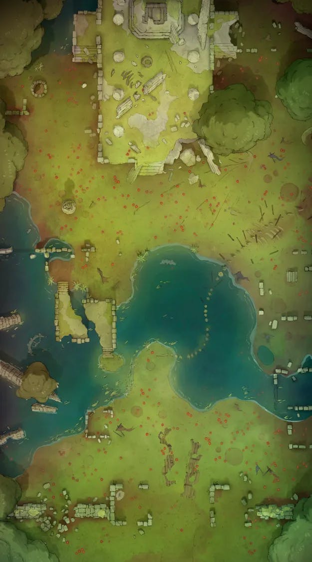 Ancient Battlefield map, Poppy Day variant thumbnail