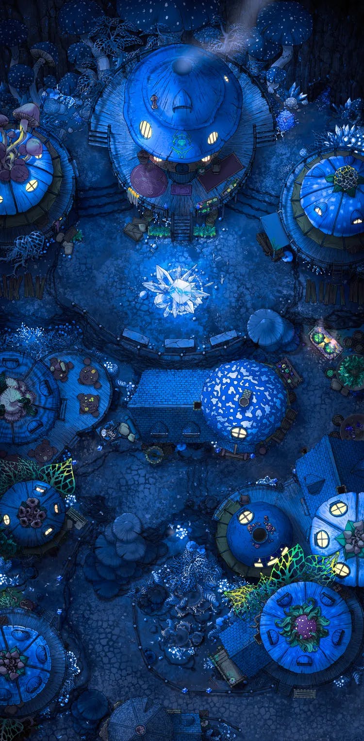Gnome City Centre map, Blue Moon variant thumbnail