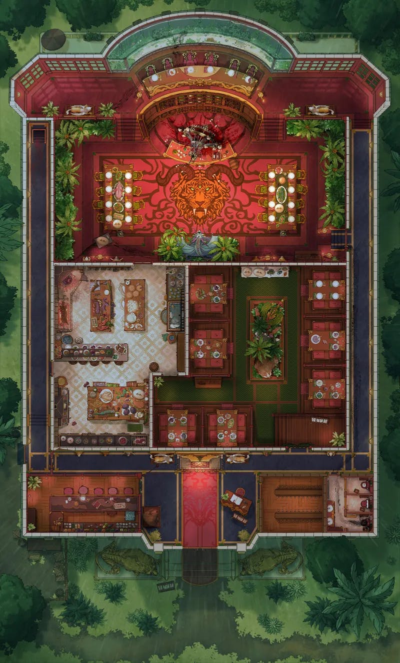 Monster Hunter Restaurant map, Murder Mystery variant