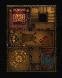 Wonderful Wizard Waterfall Interior map, Second Floor Day variant