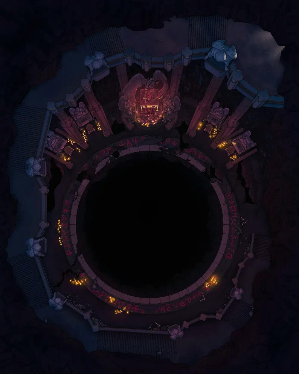 Lich Catacomb map, Void Lit variant thumbnail