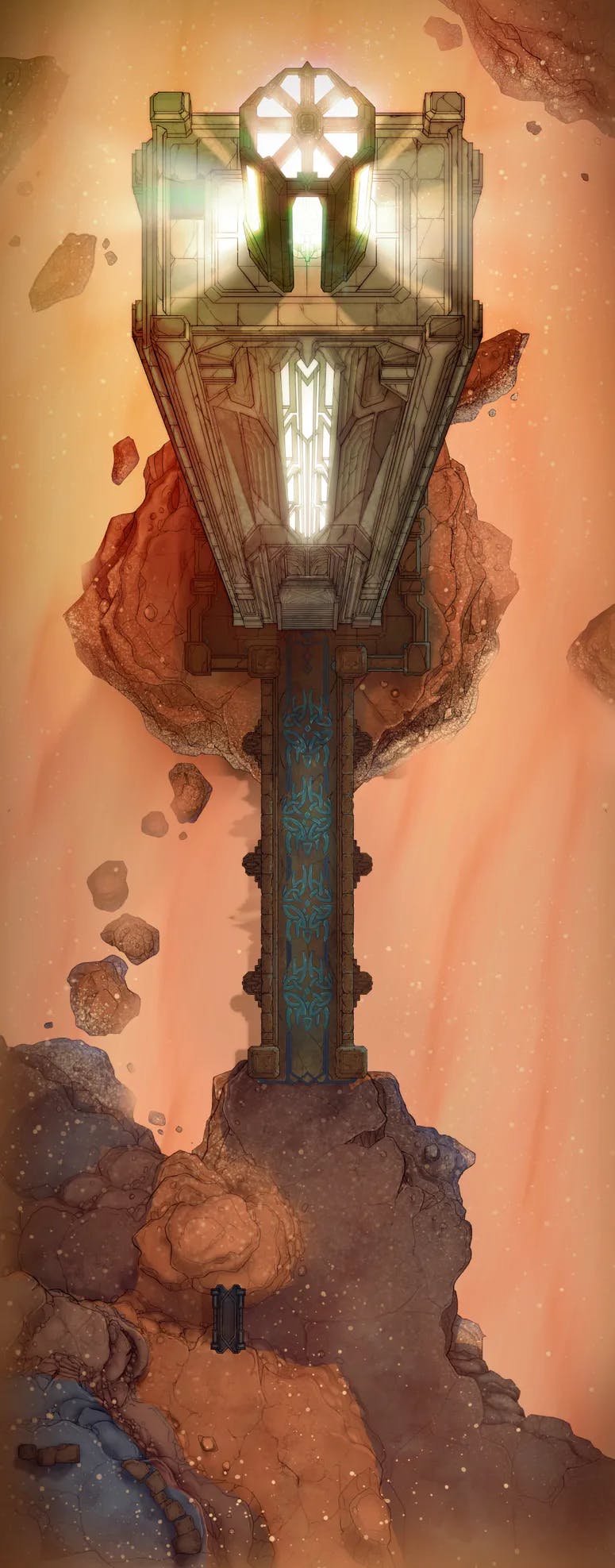 Chthonic Lighthouse map, Desert variant thumbnail