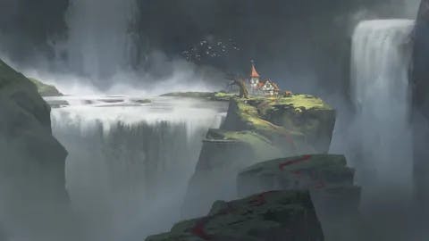 Wonderful Wizard Waterfall map, Blood Trail variant
