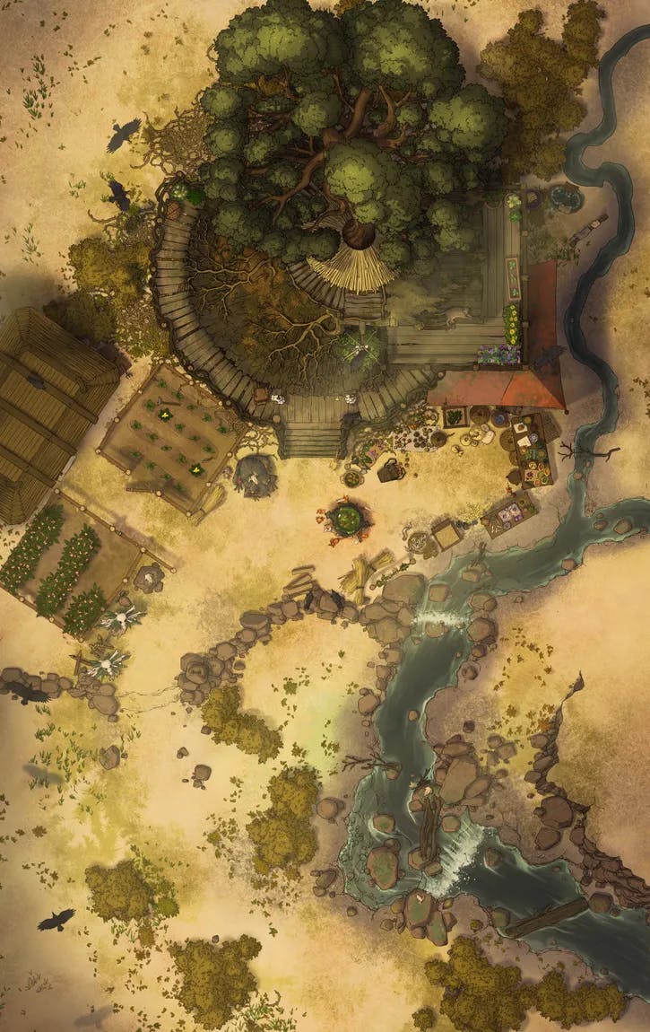 Hidden Witch's Hut map, Desert variant