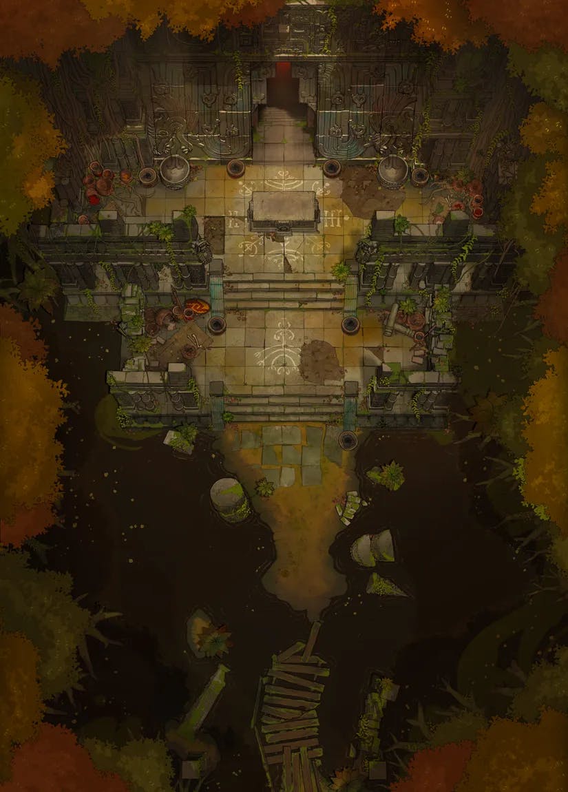Jungle Temple Entrance map, Open Autumn variant thumbnail