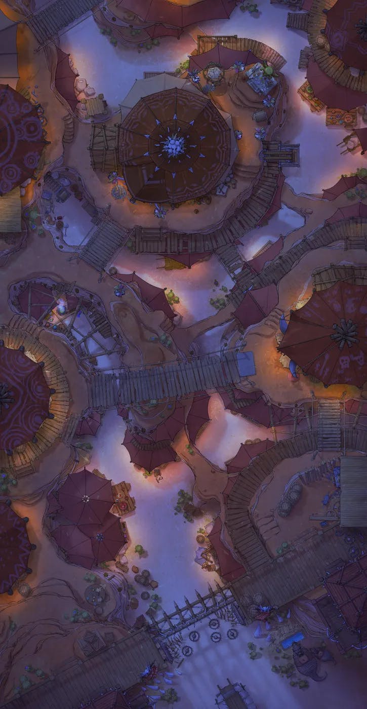Goblin City Centre map, Night Life variant thumbnail