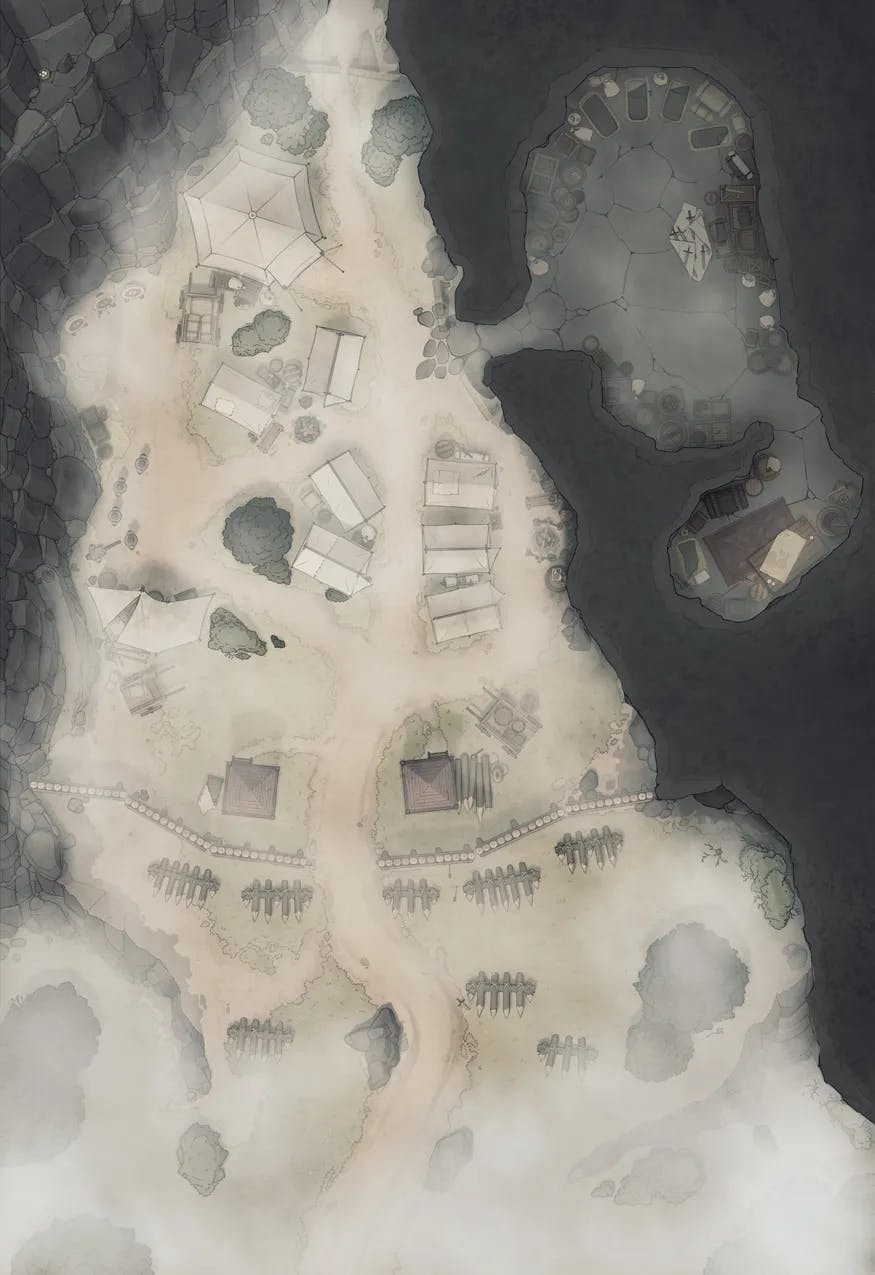 Rebel Camp map, Fog variant